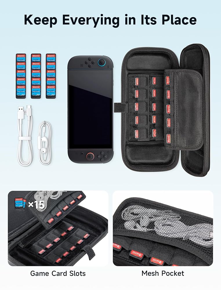JSAUX Carrying Case for Nintendo Switch 2 (2025), Protective